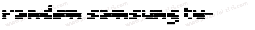 Random Samsung TV字体转换